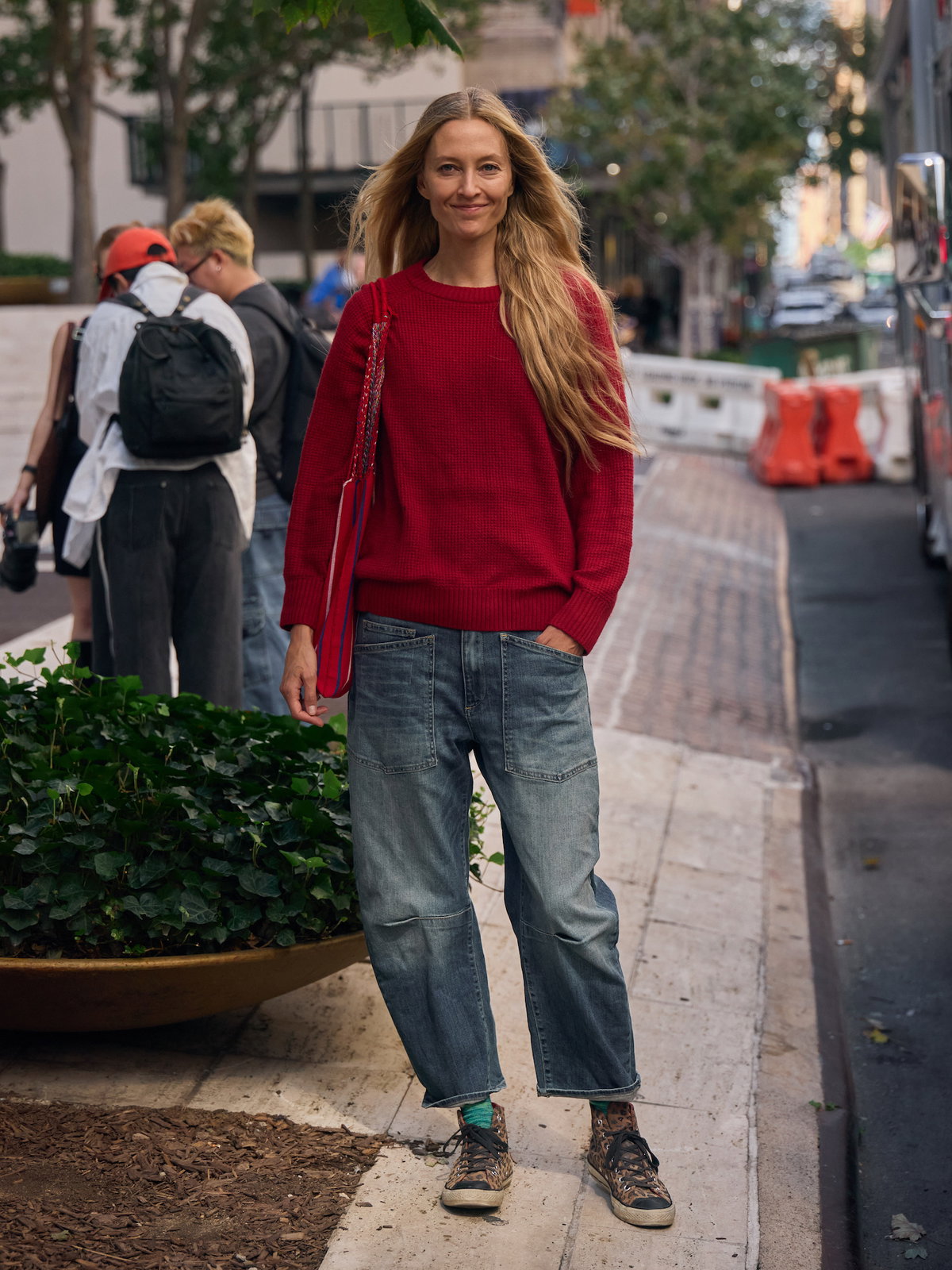 Barrel Jeans Streetstyle New York