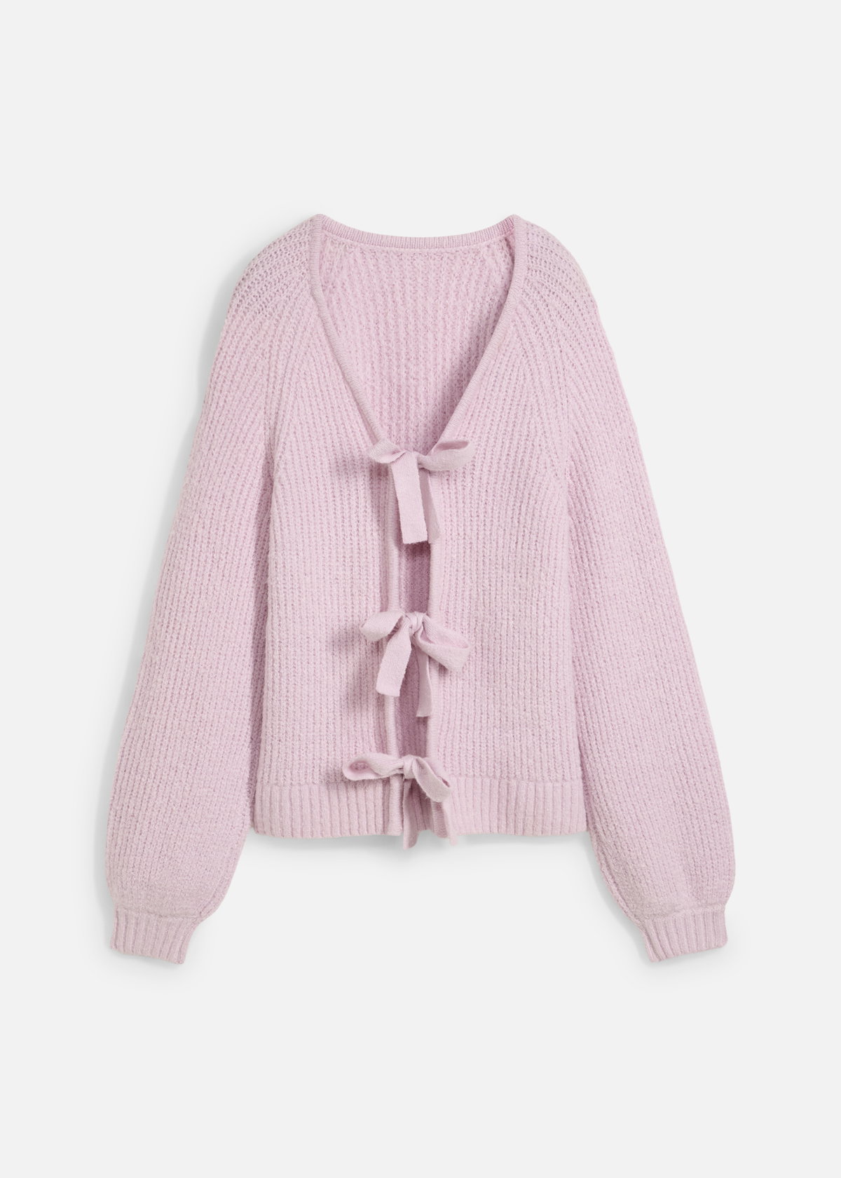 Mit dem rosa Pulli aus der „Sweet Leopard“-Linie würden wir am liebsten sofort anbändeln! Schließlich entzückt er uns direkt mit seiner raffiniert geschnürten Rückenpartie
