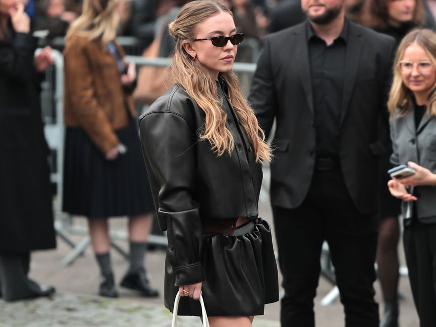 Double Leder Sydney Sweeney
