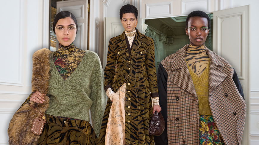 Paris Fashion Week 2025: Ganni macht das Zebramuster zum Modetrend