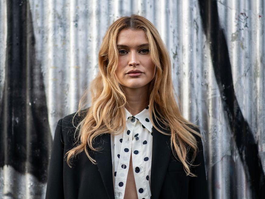 Blonde Haare Ansatz