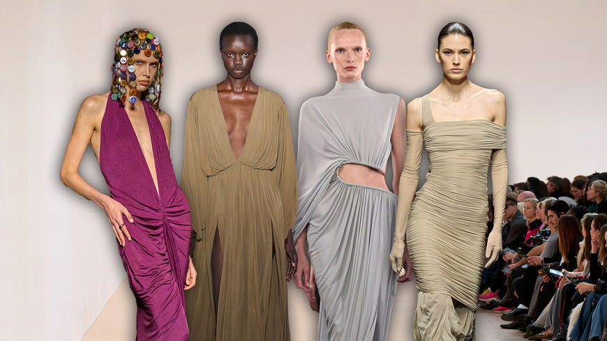 Kleider-Trends 2025: Das "Curtain Dress" werden wir bald überall sehen