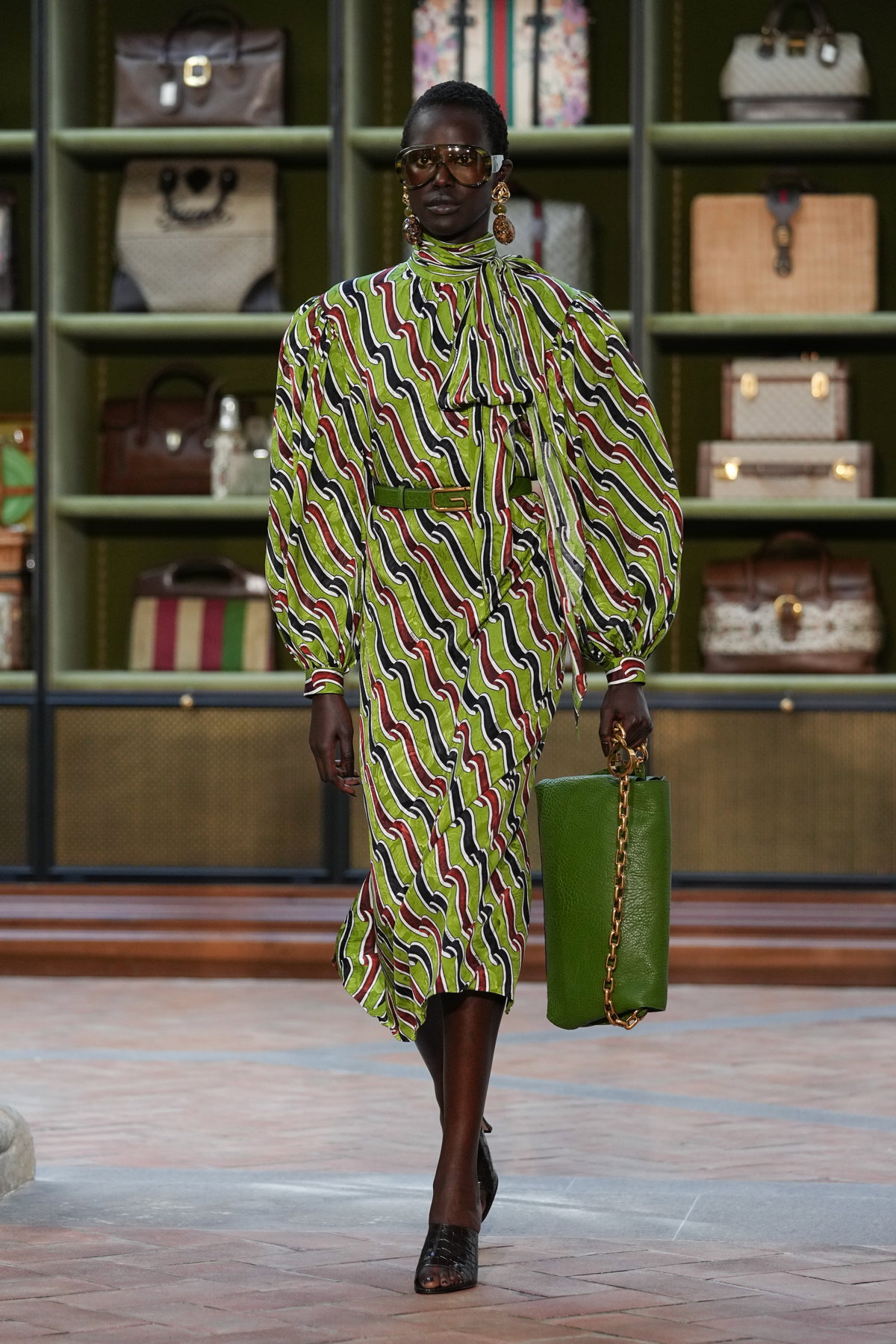Gucci Cruise Show Satin