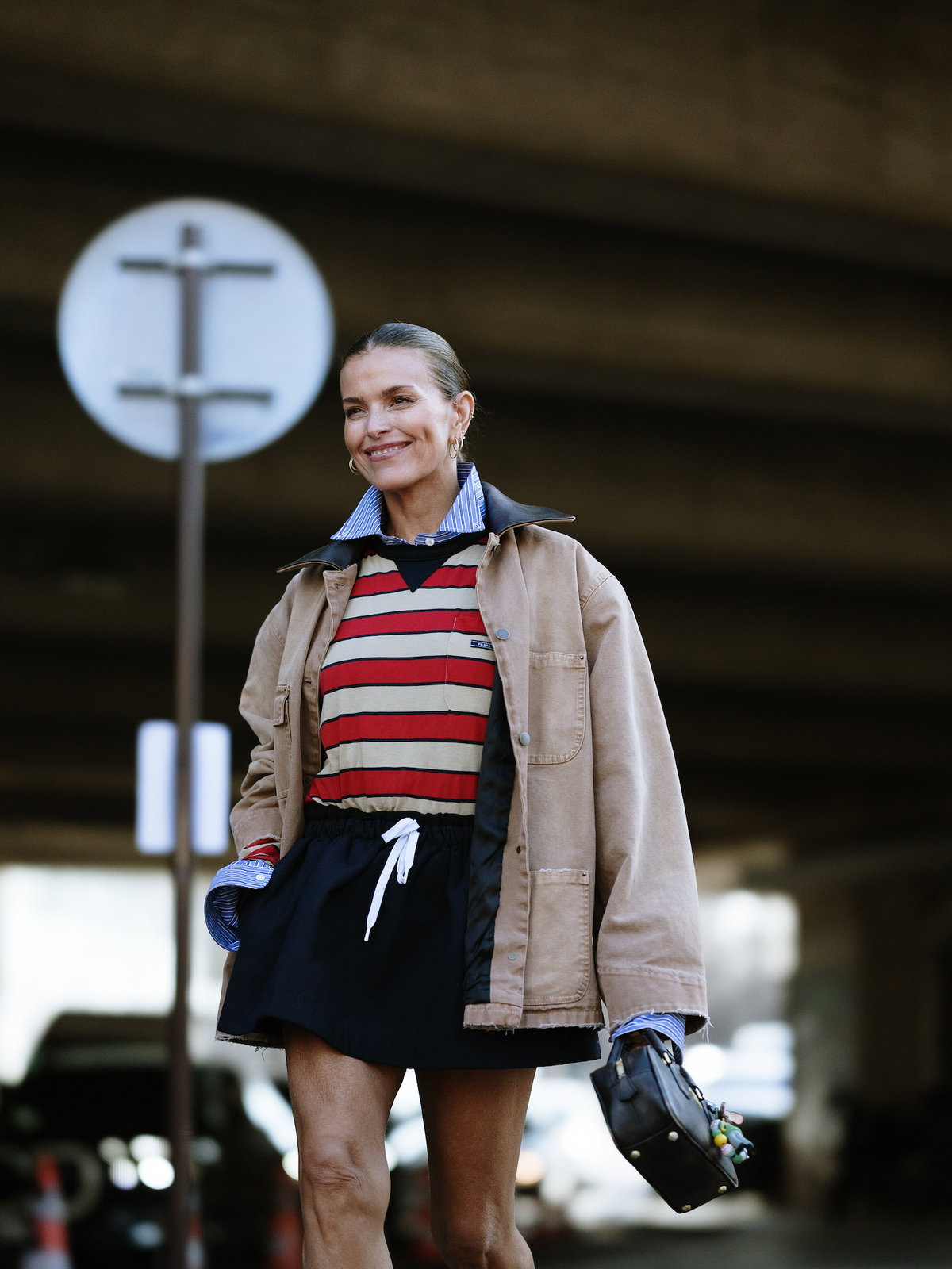 Streifen-Muster Streetstyle