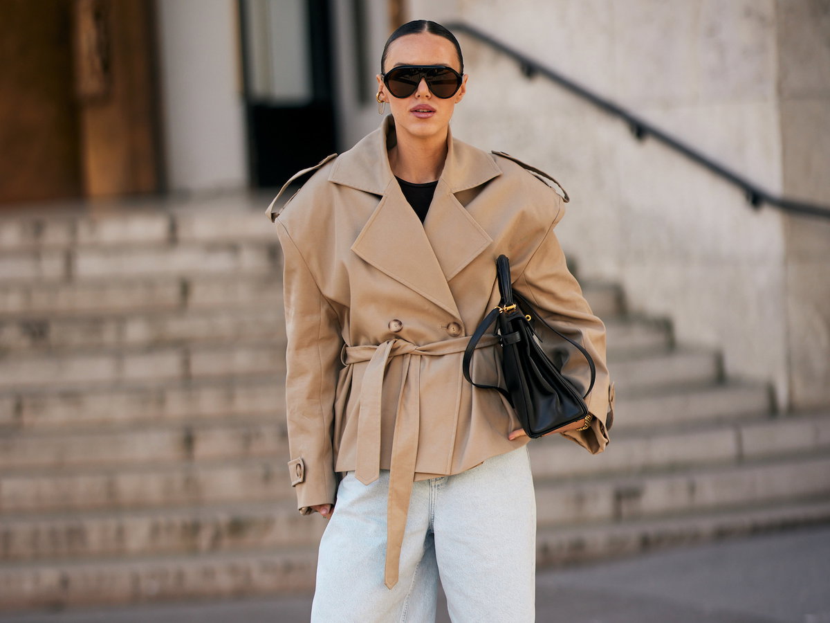 Cropped Trenchcoat Streetstyle
