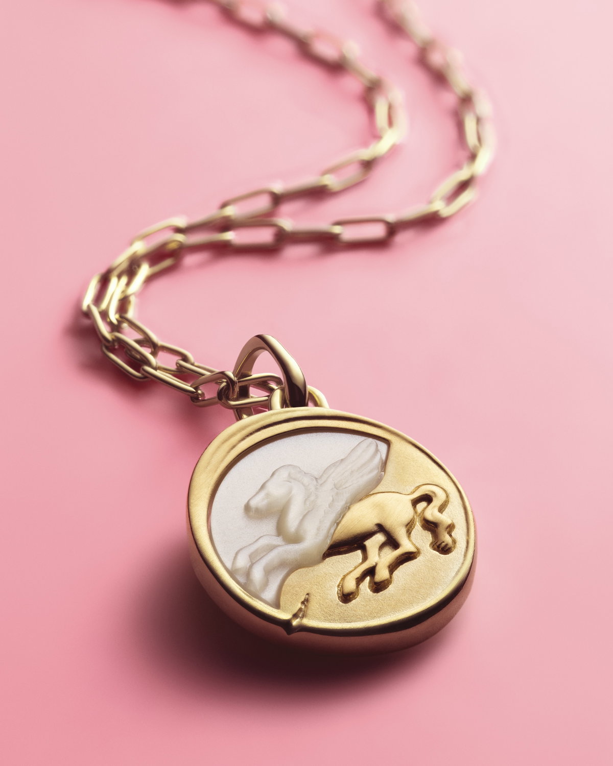 Der Pegasus symbolisiert Freiheit, unbegrenzte Möglichkeiten und die Kraft der Träume. Verstärkt wird die Bedeutung durch die Inschrift „Ex Amino“ („Von Herzen“).