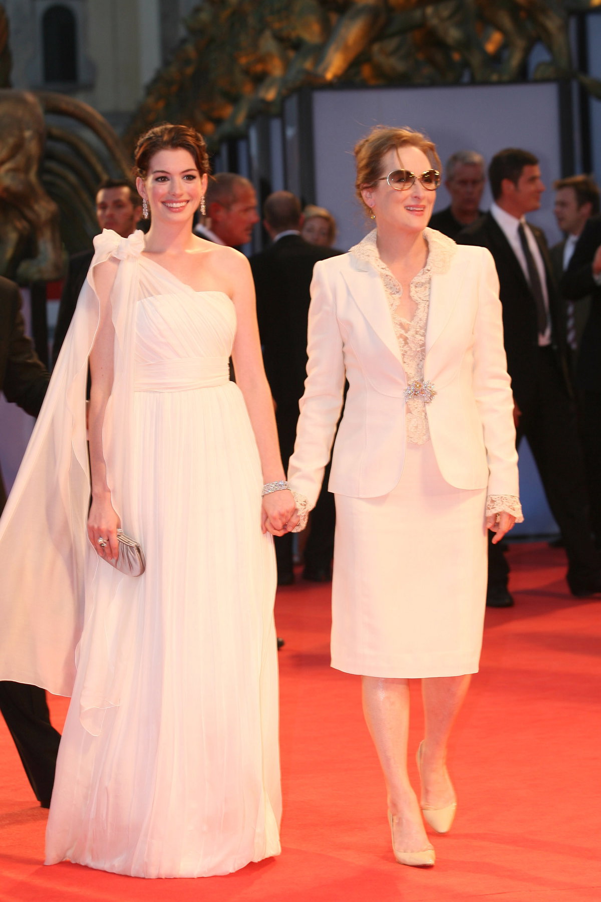 Anne Hathaway und Meryl Streep
