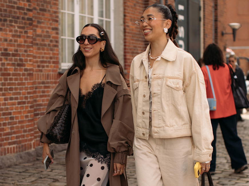 Streetstyle bei der Kopenhagen Fashion Week