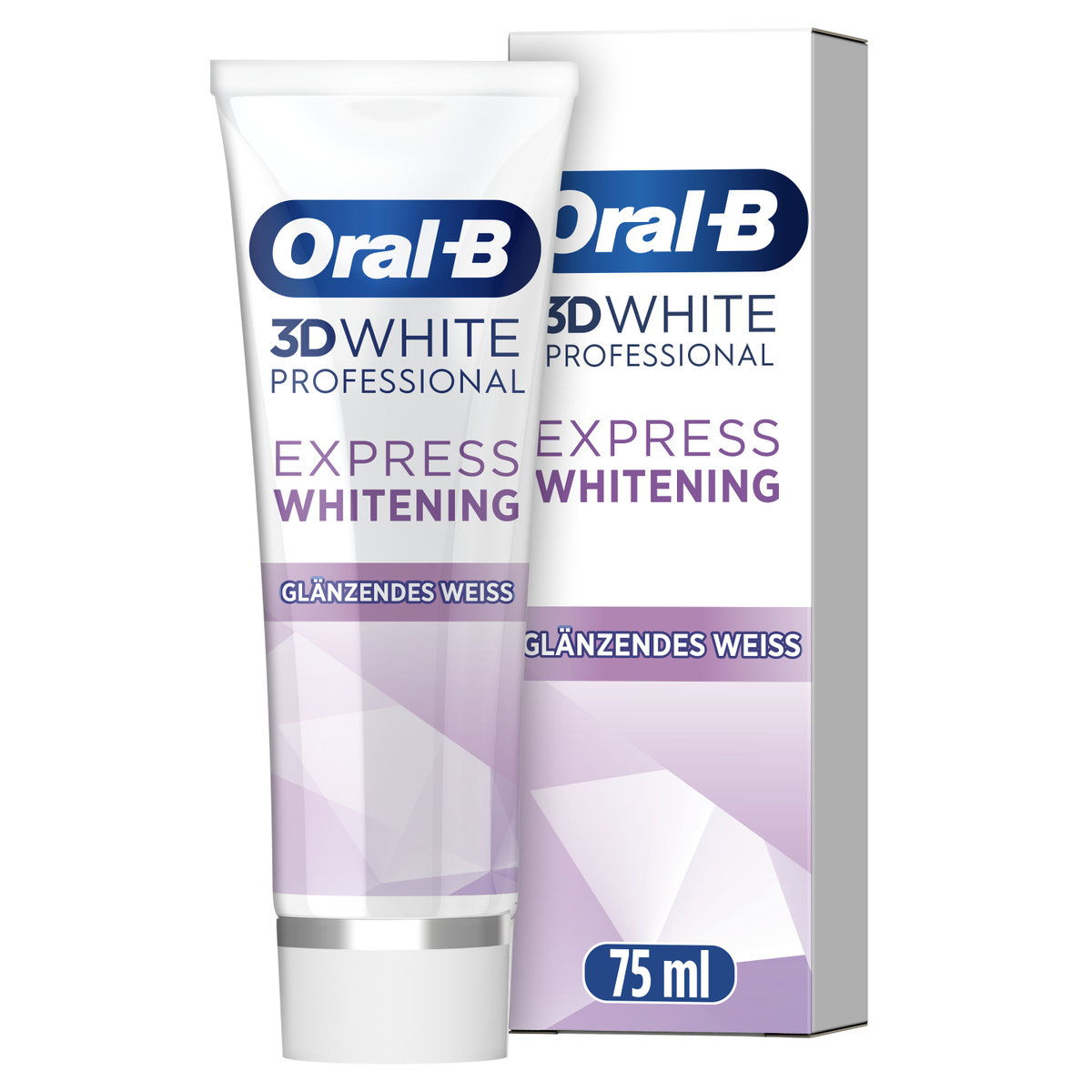 Die innovative Rezeptur der Oral-B 3D White Professional Express Whitening sorgt für eine sichtbare Zahnaufhellung innerhalb von drei Tagen.
