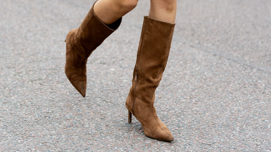 Stiefel-Trends 2026: Der hellbraune Stiefel von Tamaris ist ein Blickfang