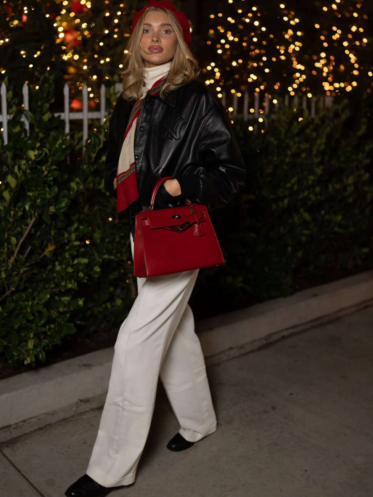 Elsa Hosks French Chic-Look für Weihnachten 2025 wird sofort von uns kopiert