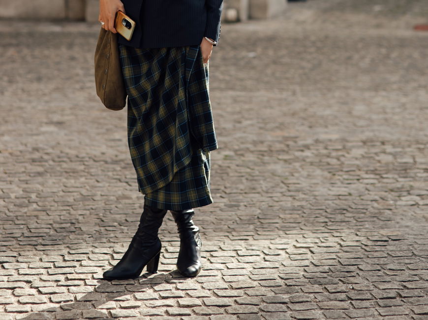 Schwarze Stiefel Streetstyle