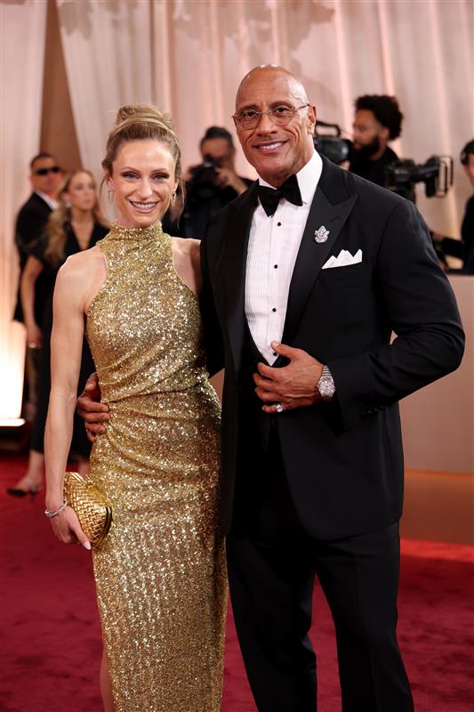 Dwayne 'The Rock' Johnson and seine Ehefrau Lauren Hashian elegant wie immer.