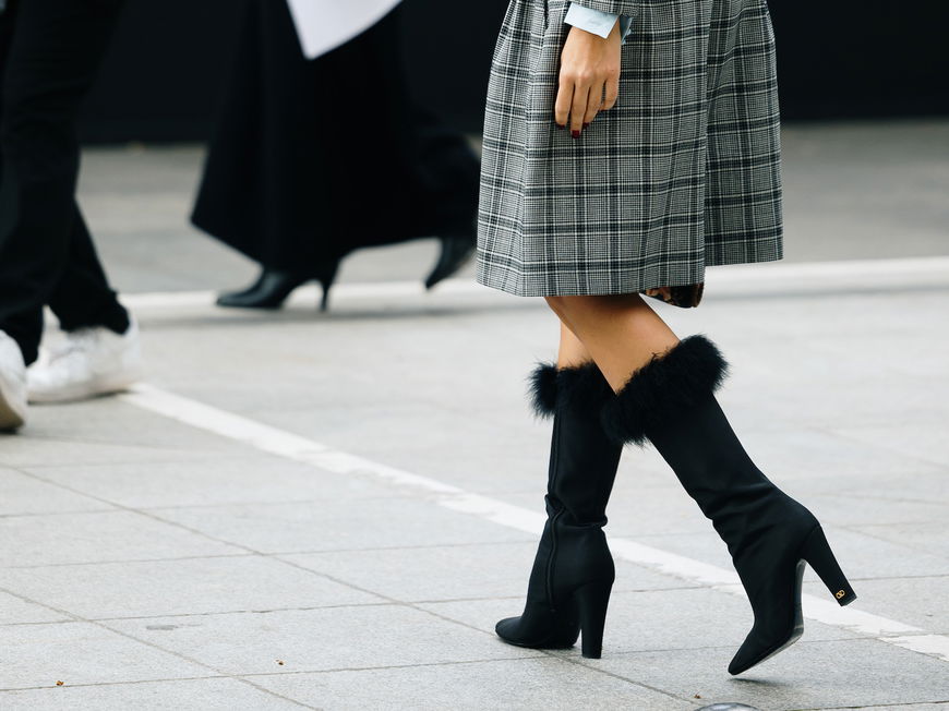 Furry Boots Streetstyle