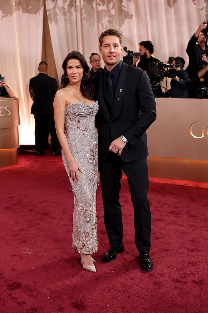 Sofia Hartley and Justin Hartley bringen Glamour auf den roten Teppich.