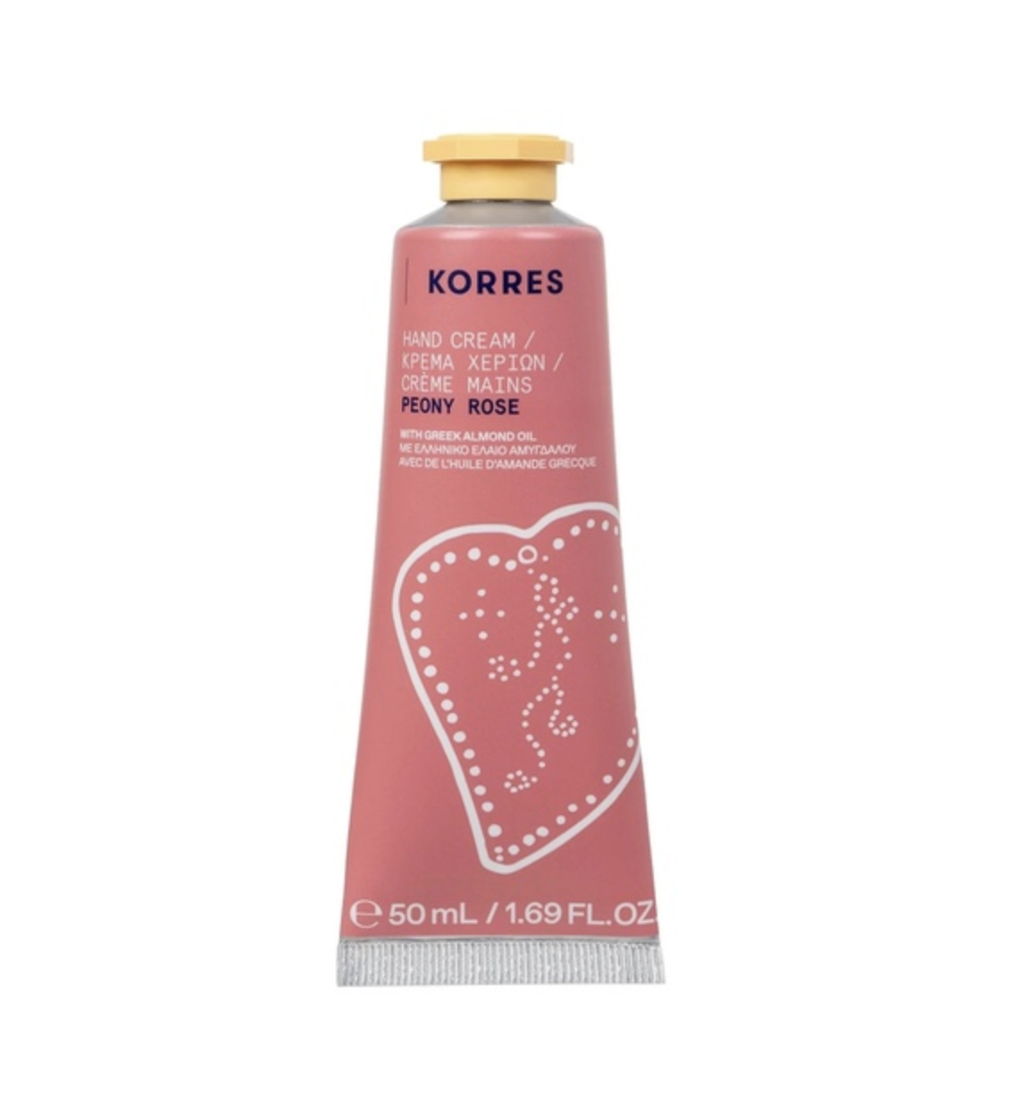 Die verwöhnende Handcreme von Korres pflegt beanspruchte Hände mit einer wertvollen Mischung aus Mandelöl und Sheabutter streichelzart. Ein zarter Duft von Pfingstrosen und Rosenblüten sorgt bei jedem Auftragen für einen Moment purer Entspannung und hinterlässt ein blumig-frisches Aroma auf der Haut. Dank der leichten Textur zieht die Creme besonders schnell ein, ohne zu fetten, und ist damit der ideale Begleiter für die tägliche Pflege in jeder Handtasche.