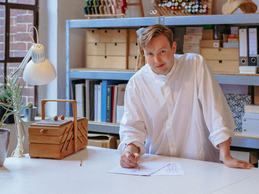 Danny Reinke im Atelier
