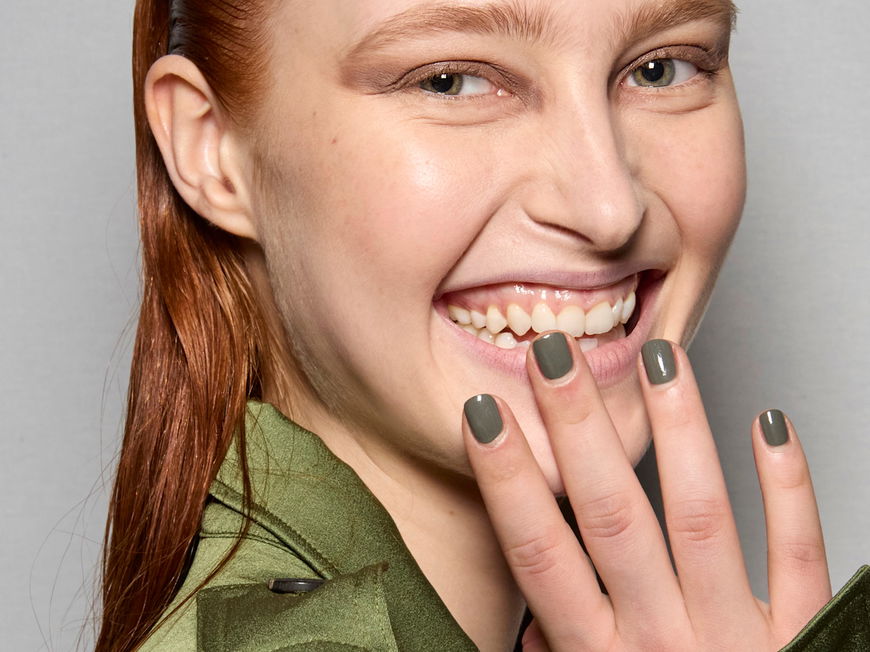 "Dirty Martini Nails"