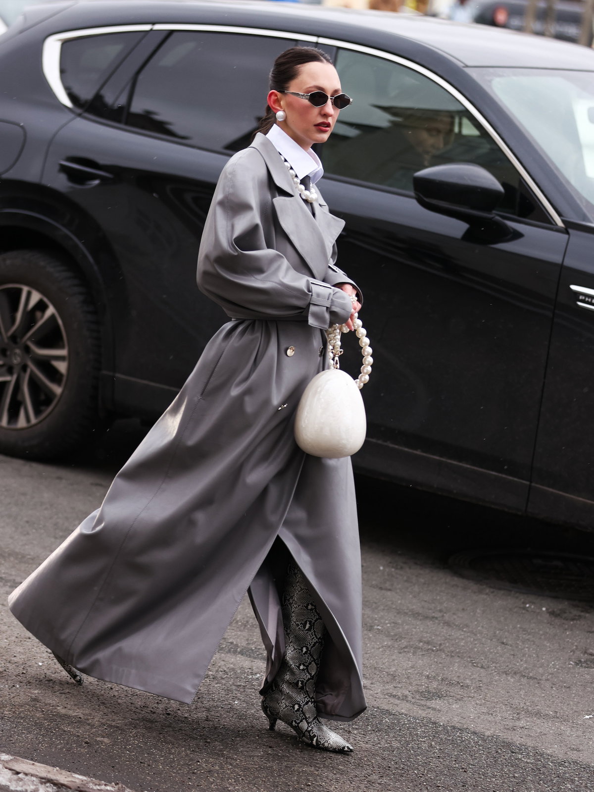 Kopenhagen Fashion Week Snake Boots Streetstyle