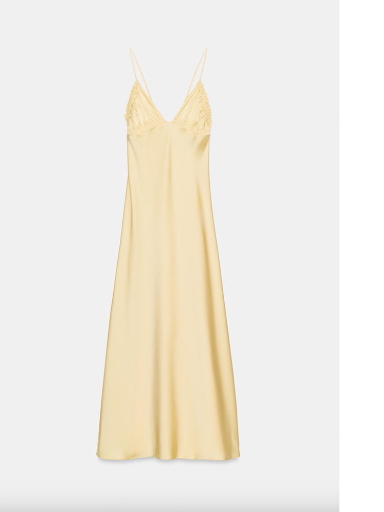Zara Kleid in Gelb