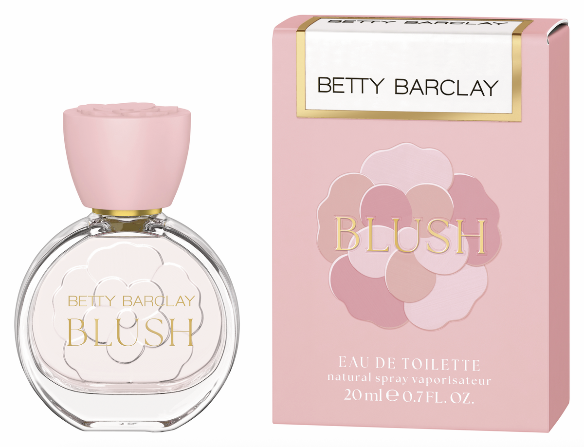 Schenke deiner Mutter mit "Blush" von Betty Barclay ein tägliches Strahlen: Dieser neue, floral-feminine Duft kombiniert zarte Noten von Rosentee und Freesie mit einer warmen Basis aus Moschus und Patschuli. Ein wunderbar leichter Begleiter, der mit seinem eleganten Flakon in sanftem Rosé nicht nur die Sinne weckt, sondern auch als stilvoller Hingucker im Badezimmer begeistert.