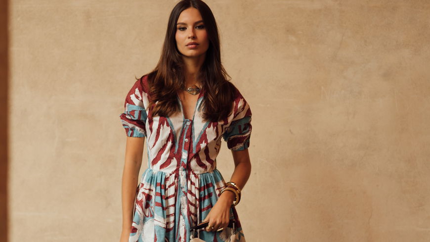 Sommer als Kleid: Das eine Sézane-Modell will gerade jeder