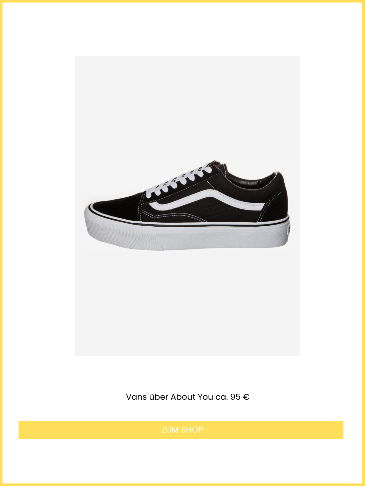 Fashion Girls wissen, dass die Vans Old Skool Sneaker im Frühling 2026 der It-Schuh ist