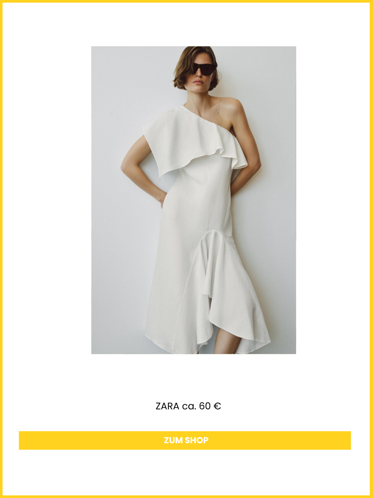 Sommer-Kleider 2026: Dieses lange Modell von Zara tragen wir zu jedem Anlass