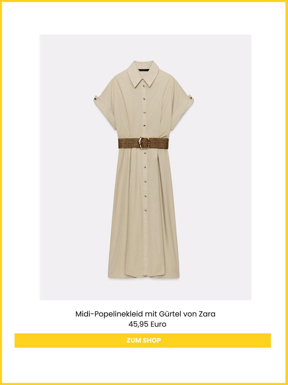 Midi-Kleid von Zara