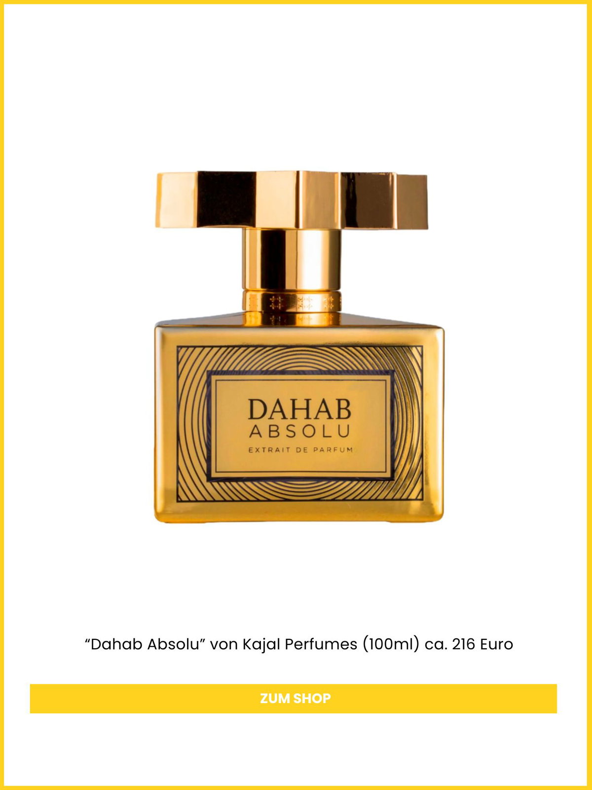 "Dahab Absolu" von Kajal Perfumes