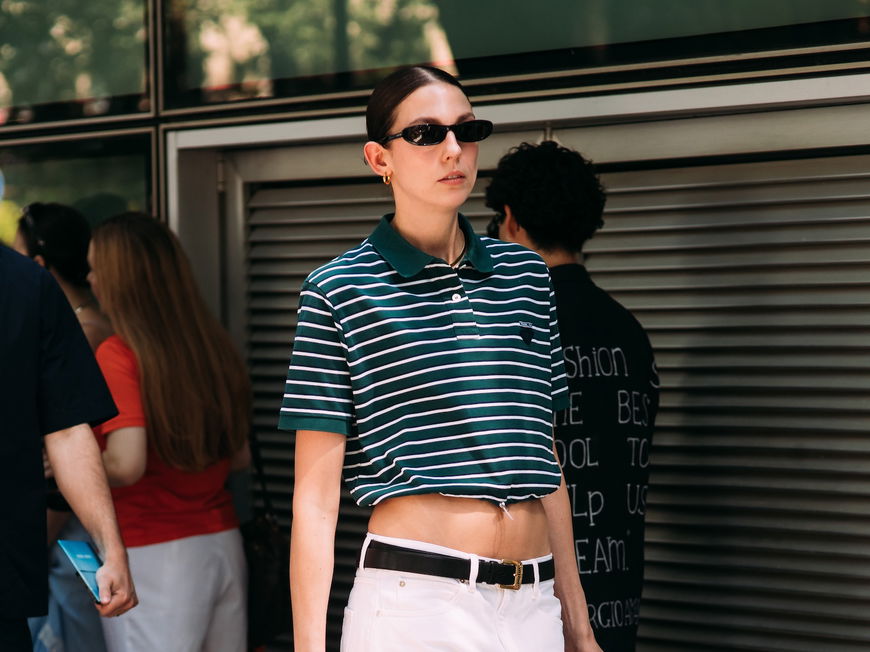 Gestreiftes Poloshirt