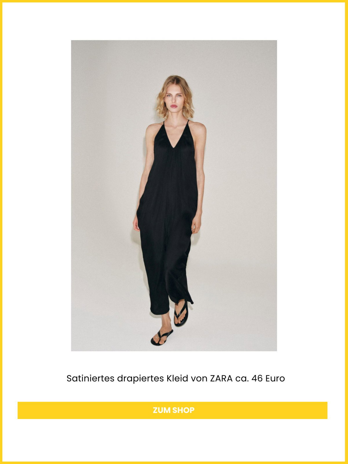 Schwarzes Kleid von ZARA