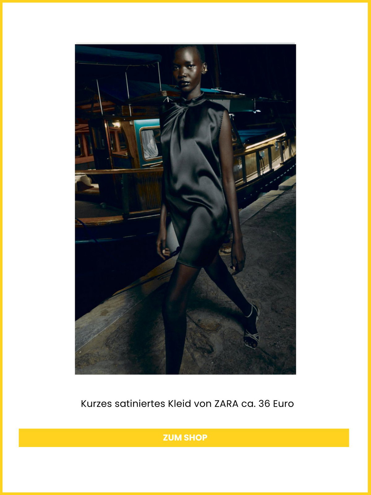 Schwarzes Kleid von ZARA
