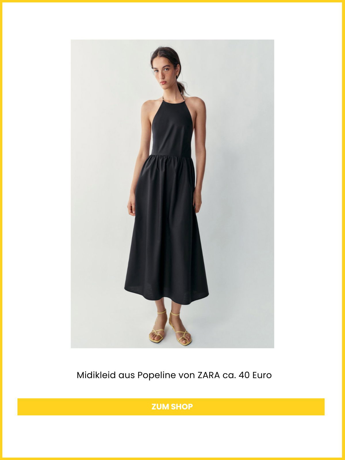 Schwarzes Kleid von ZARA