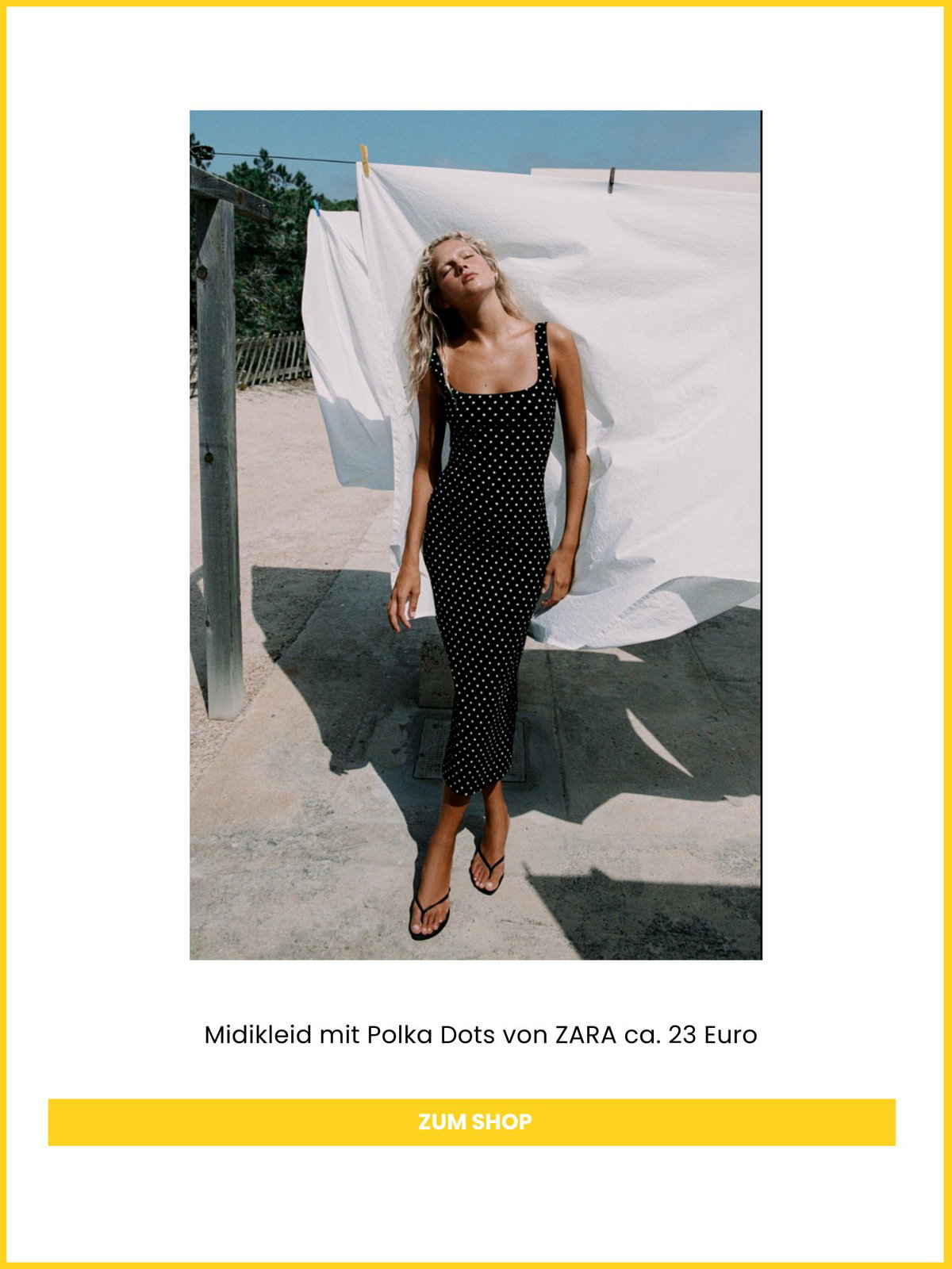Schwarzes Kleid von ZARA