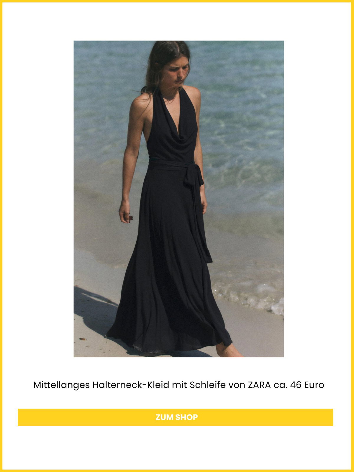 Schwarzes Kleid von ZARA