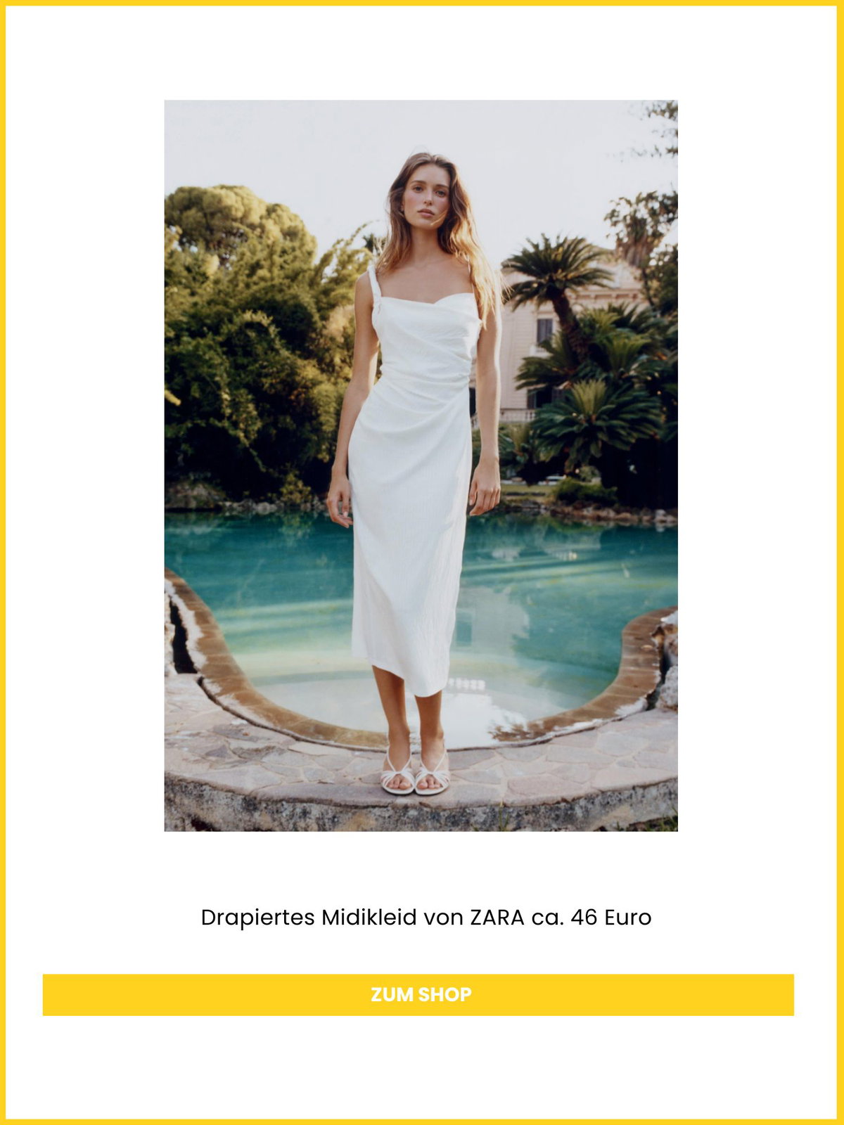 Weißes Kleid von ZARA