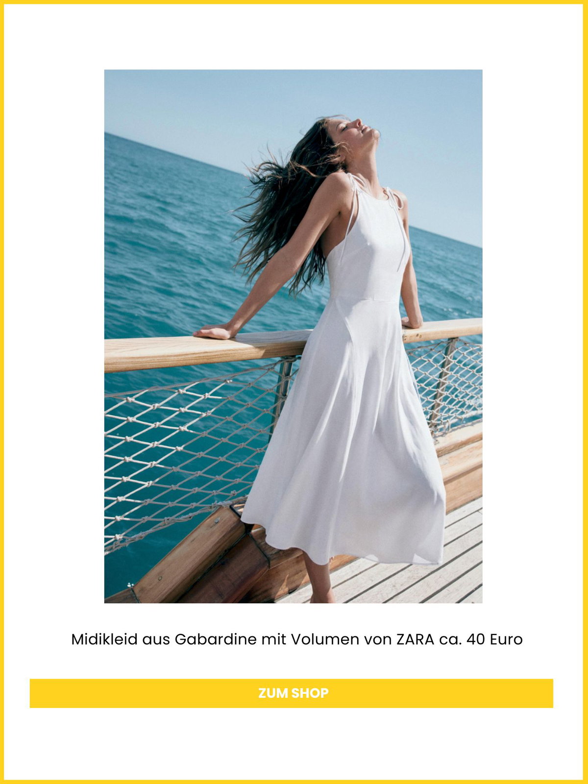 Weißes Kleid von ZARA