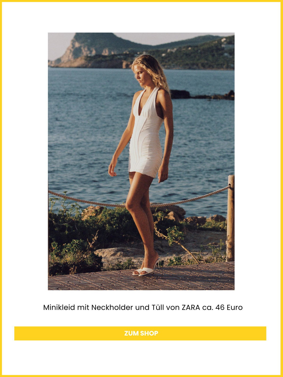 Weißes Kleid von ZARA