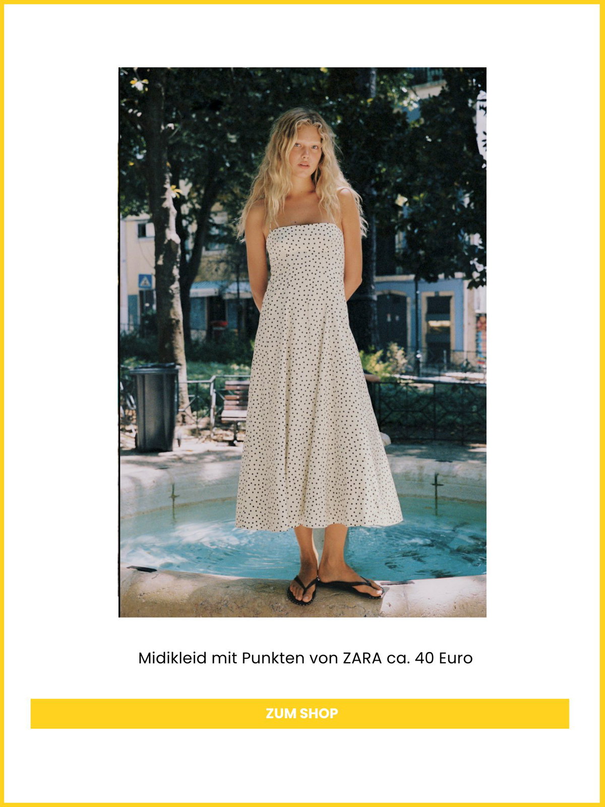 Weißes Kleid von ZARA