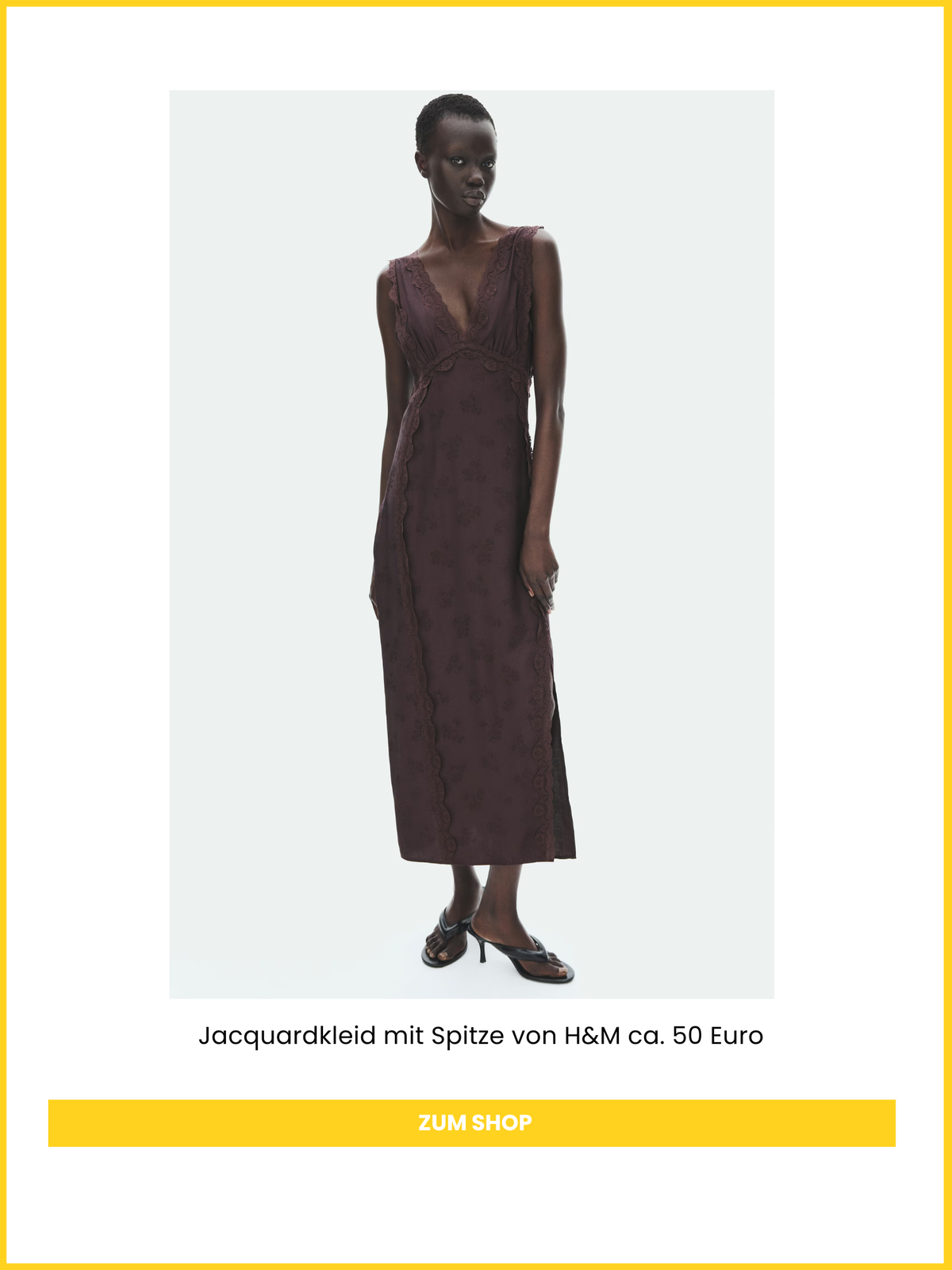 Das Spitzenkleid von H&M sieht aus wie echter Luxus – kostet aber unter 50 Euro