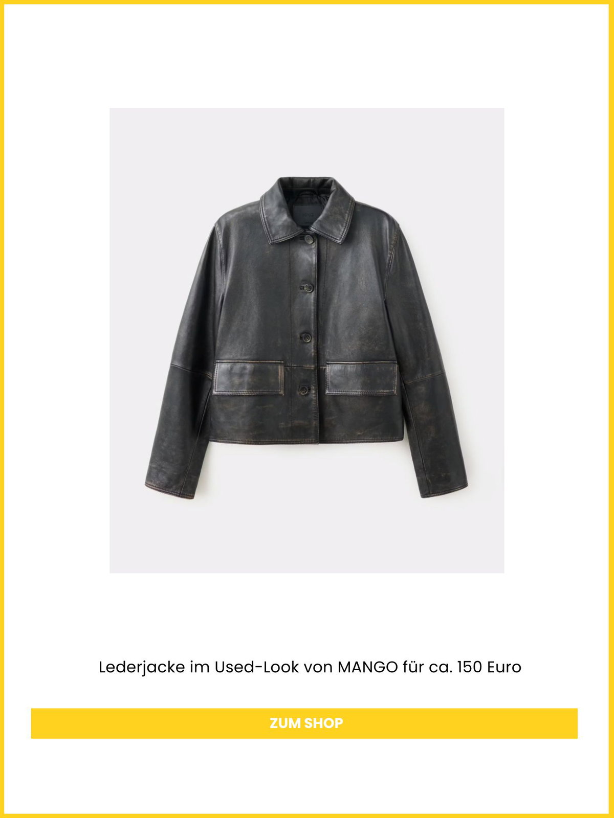 Lederjacke von MANGO