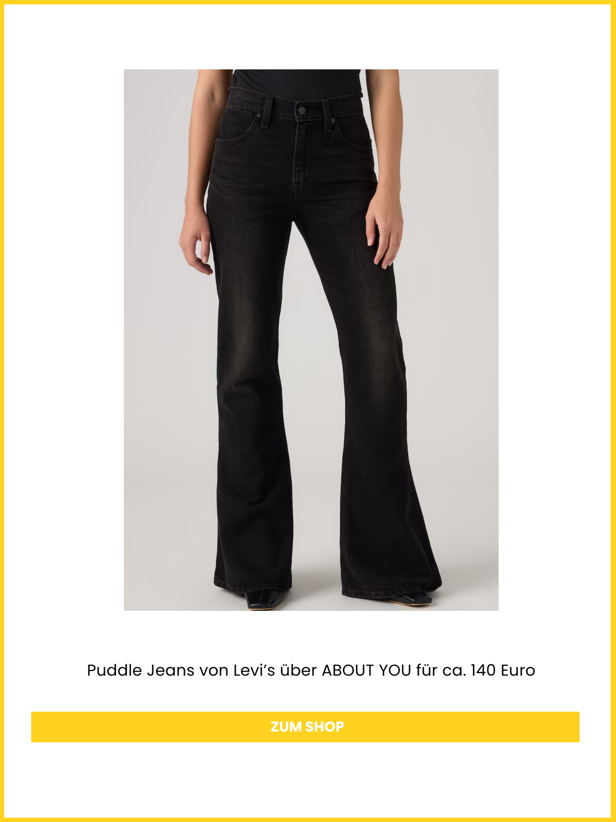 Puddle Jeans bestimmen im Herbst 2026 die Trends – mein Favorit ist von Levi's