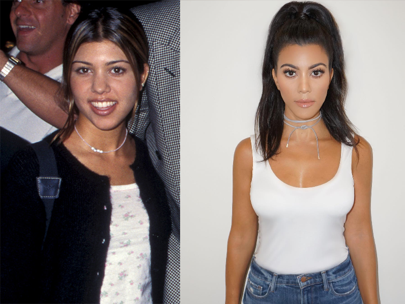 Kourtney Kardashian After Before