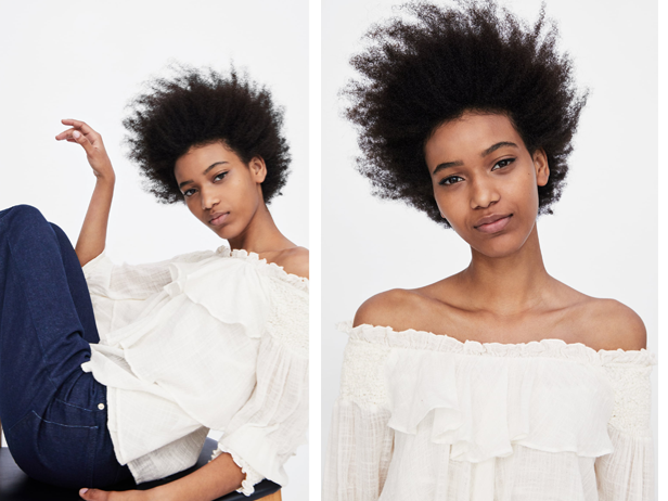 ZARA-Bluse
