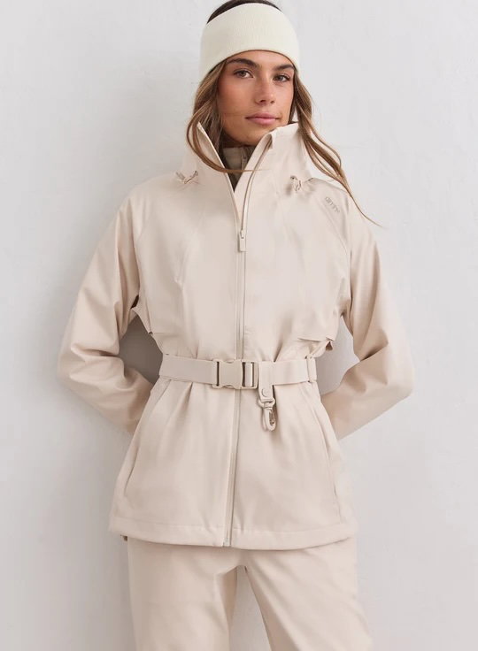 Sandfarbene Jacke