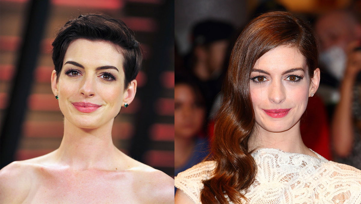 Sie beherrschte den Pixie Cut wie kaum eine Zweite. Anne Hathaway begeisterte ebenfalls mit einem radikalen Pixie-Cut, den die Schauspielerin lange Jahre trug.