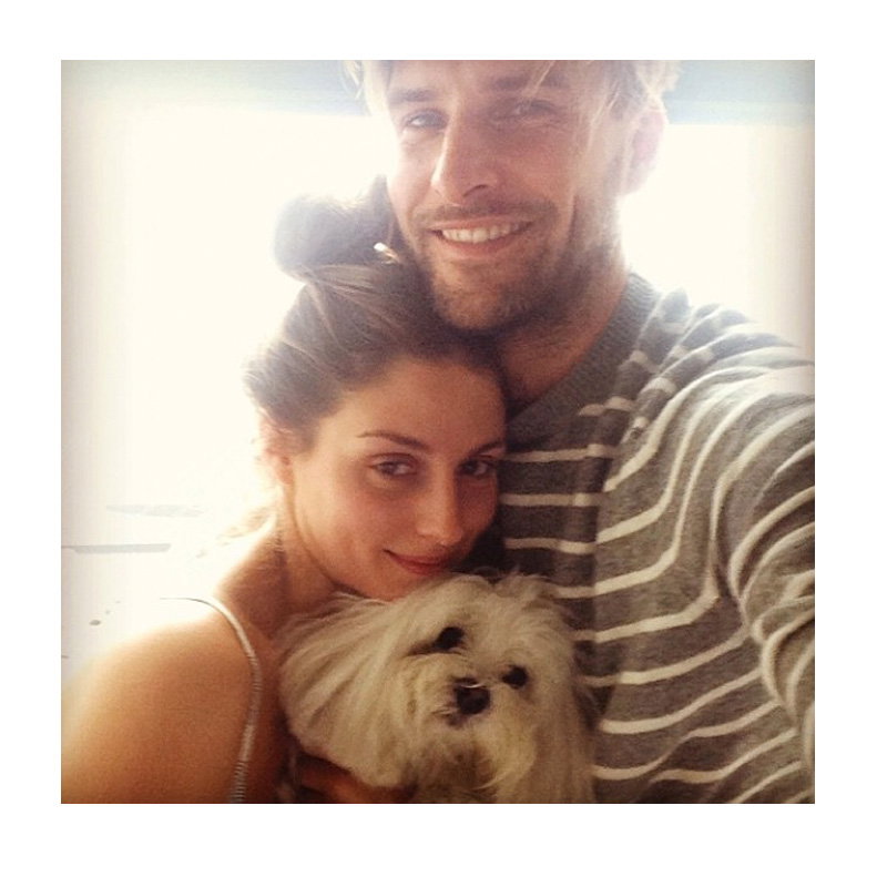 Olivia Palermo, Johannes Huebl & ein weißer Wuschel