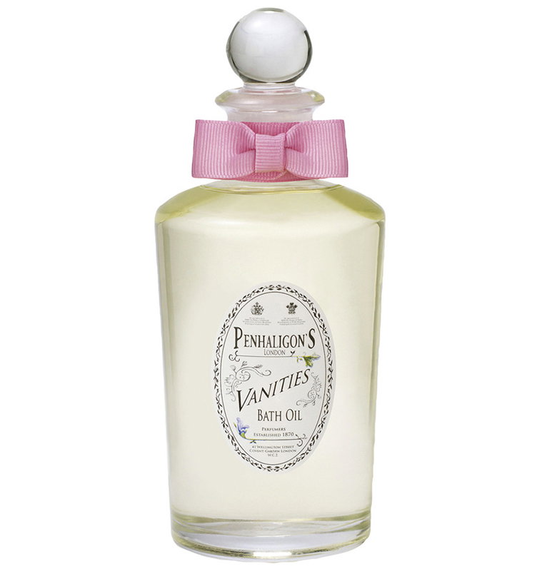 "Eitelkeiten" - Hiermit sind sie erlaubt. Penhaligon's London "Vanities" Badeöl über Flaconi, ca. 80 €