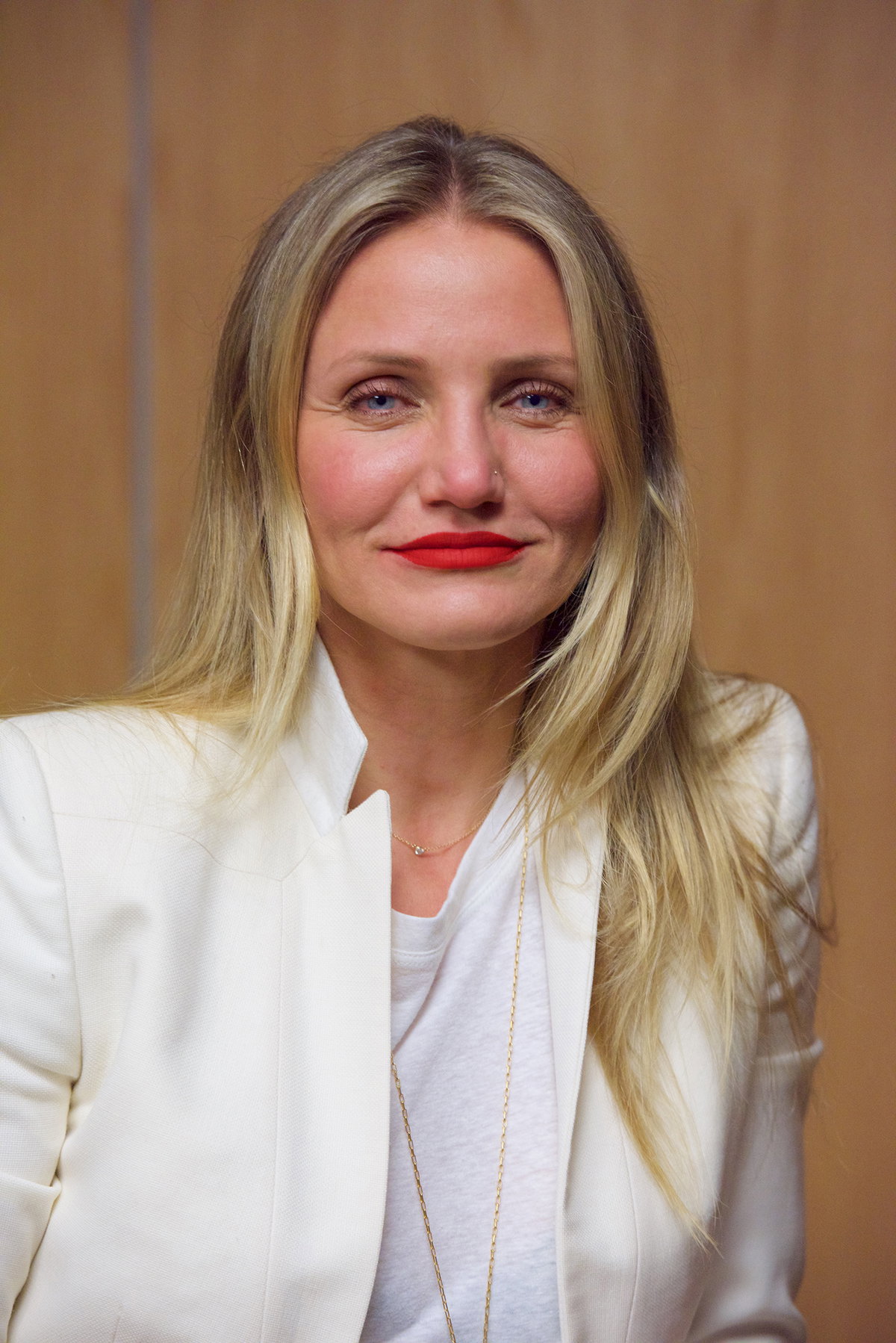 Cameron Diaz trägt trotz ihrer feinen Mähne gerne lange Haare und verschafft dieser mit einem Stufenschnitt Volumen.